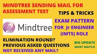 Mindtree IMTS Exam Pattern 2021  Tips & Tricks for Online Assessment Jr. Engineer Role