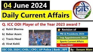 Daily Current Affairs 2024  4 June 2024 Current Affairs  Current Affairs Today 2024