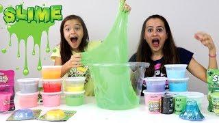 MISTURANDO TODO O MEU SLIME Mixing all my slime