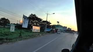 On a songthaew local transport from Trat bus station to Laem Ngop pier