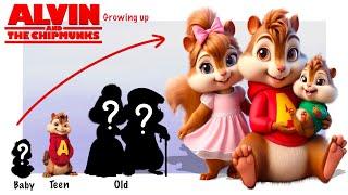 Alvin And The Chipmunks 2024 Growing up  Cartoon Wow