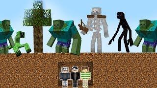 Minecraft MUTANT YARATIKLARA KARŞI %100 GÜVENLİ SIĞINAK