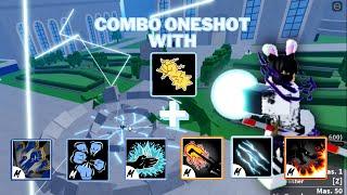 Combo One Shot With Quake Awakening And All Melee  Blox Fruits update 17. 3