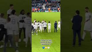 Leeds fans say goodbye to Klich 