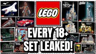 EVERY LEGO 18+ SET LEAK ALL 20232024 SETS LEAKED