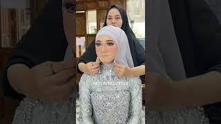 Tutorial Hijab pengantin simple AYYUNAZZUYYIN