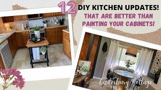 12 DIY CHEAP AND EASY KITCHEN UPDATES THAT ARE BETTER THAN PAINTING YOUR CABINETS