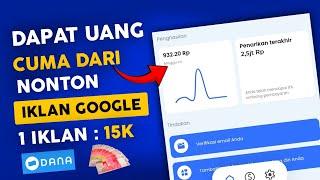 Dapat Uang  Cuma Dari Nonton Iklan Google - Cara Menghasilkan Uang Dari Internet