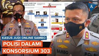 Grafik Konsorsium 303 Kaisar Sambo Didalami Siber Polri