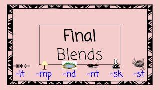 Final Blends - 4 Minute Phonics