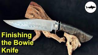 Triple-T #190 - Finishing the Bowie knife for the Intermediate Series