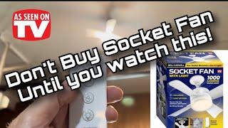 Socket Fan Testing As Seen On TV Stuff