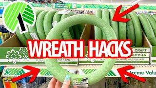 Grab $1 WREATHS from the Dollar Store for these STUNNING HACKS Dollar Tree 2023