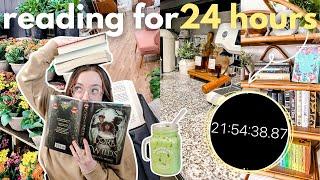 Reading for 24 HOURS challenge ️️ reading thrillers cozy fantasy + more