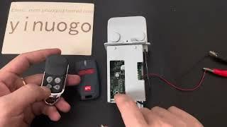 Yinuogo YNG128 - How to program bft remote control ?