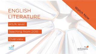 WJEC Eduqas GCE ASA English Literature - New Specifications