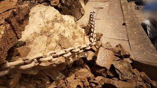 Satisfying SUPER GIANT Rock Crusher MachineSETISFYING giant ROCK CRUSHINGCRUSH PROCESS#rockcrusher