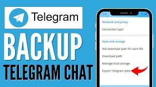 How to Backup Telegram Chat  Backup Telegram History