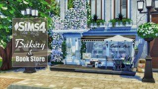 Bakery & Book Store • Retail Lot  Love Story  Britechester NoCC THE SIMS 4