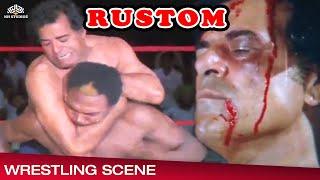 Dara Singh Wrestling Scene From Rustom रुस्तम 1982Hindi Drama Movie
