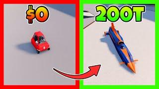 How Fast Can I Get To 200T In Car Crushers 2