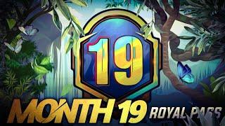 MONTH 19 Royal PASS  1 TO 50  M19 ROYAL PASS PUBG MOBILE  UPDATE v2.4 AND M19 ROYAL PASS LEAKS