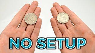 FAST COIN TRICK - TUTORIAL  TheRussianGenius