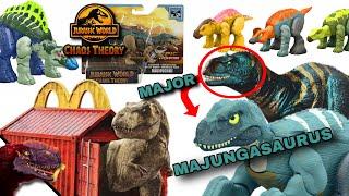 JURASSIC WORLD CHAOS THEORY MCDONALD’S MATTEL & MORE  Chaos Theory Season 2 Allosaurus & Major?