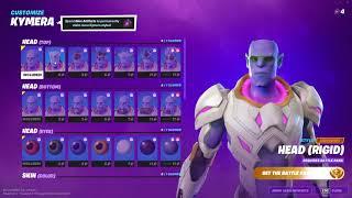 Where to spend Alien Artifacts Fortnite Customize Kymera