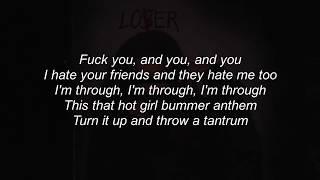 blackbear - hot girl bummer Lyrics