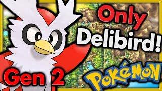 Can I Beat Pokemon Gold with ONLY DELIBIRD?  Pokemon Challenges ► NO ITEMS IN BATTLE