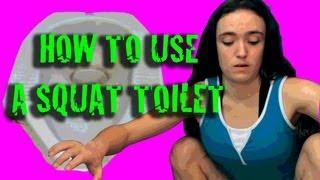 How to use a squat toilet WC Jongkok