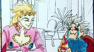 Giorno and Koichi - A JoJos Bizarre Adventure Comic Dub