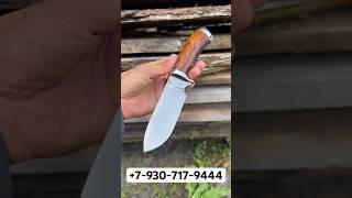 Профессиональный охотничий нож Шкурник - сталь N1 в мире #ножиручнойработы #охотничийнож #стальs390