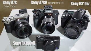 Interview video samples Sony A7RV A7C RX10iv RX100vii