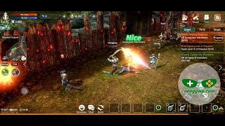 EOS RED Official Launch Android iOS APK - MMORPG Gameplay Warrior Lv.1-12