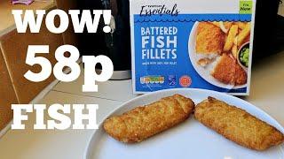 WOW 58p NEW Everyday Essentials BATTERED FISH FILLETS