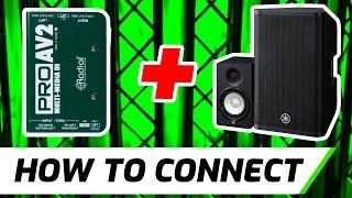 How To Connect DI Box Directly To Powered Speaker