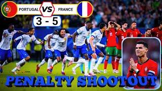 PORTUGAL VS FRANCE PENALTY SHOOTOUT EURO 2024