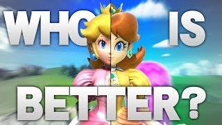 Smash Ultimate - There Actually Is A Difference Between Peach And Daisy Patched