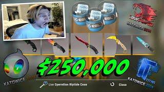THE MOST EXPENSIVE ITEMS EVER UNBOXED CSGO CASE OPENING OVER $250000 UNBOXED