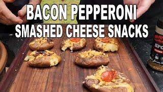 Smashed Bacon Pepperoni Cheese Potato Snacks
