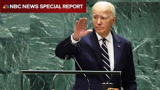 FULL SPEECH Watch Joe Bidens final address to United Nations General Assembly