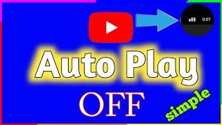 how to stop youtube autoplay while scrolling  youtube auto play off