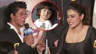 SHOCKING Shahrukh Khan Says Abram Khan HATES Kajol SRK Together