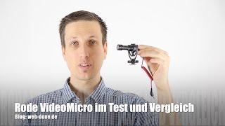 Rode VideoMicro VMMICRO im Test Review und Vergleich zum SmartLav+ deutsch