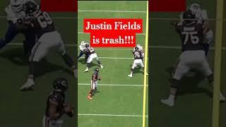 Why Justin Fields Is Trash Part 1 #justinfields  #chicagobears #shorts