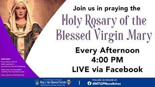 LIVE - THE HOLY ROSARY OF THE BLESSED VIRGIN MARY - Luminous Mystery