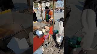 Corn seller on the street   #shorts