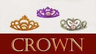Miniature Princess Crown  Tiara  Coroa de princesa p Barbie  Doll Tutorial